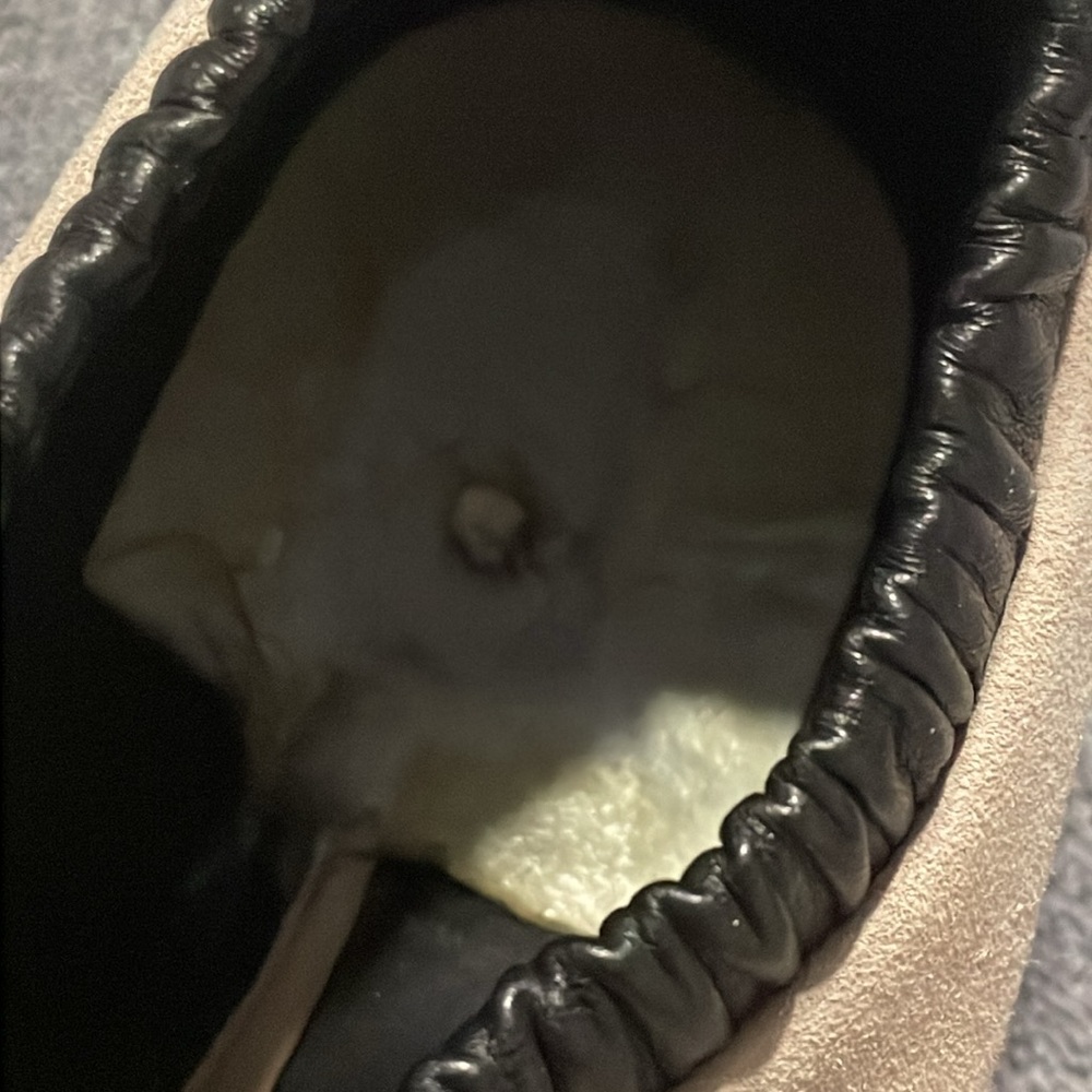 Stuart Weitzman Tan, Cream & Black Suede Sneakers Women’s Size 7 - Picture 9 of 10